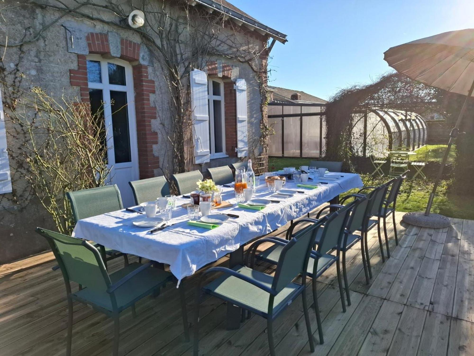 Gite Familial Avec Piscine Chauffee A Lege - Fr-1-306-1296 Екстериор снимка